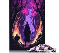 500 Pieces Paint Life In Forest Jigsaw Puzzles for Adults Jigsaw Puzzle for Family Time Brain Challenge 500pcs (52x38cm)