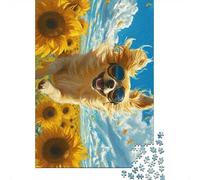 500 Pieces Papillon Dog Jigsaw Puzzle Adults Difficulty Puzzles Educational Toy Games Family Decoration 500pcs (52x38cm)