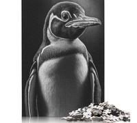 500 Pieces 'Penguin Portrait Poster Jigsaw Puzzle Puzzle for Adults And Teenager For Family Fun & Game Night 500pcs (52x38cm)