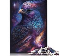 500 Pieces Phoenix Bird Galaxy Jigsaw Puzzle Adults Difficulty Puzzles Educational Toy Games Family Decoration 500pcs (52x38cm)