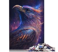 500 Pieces Phoenix Bird Galaxy Jigsaw Puzzles Adults Difficulty Jigsaw Puzzles Education Toys Games 500pcs (52x38cm)