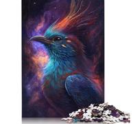 500 Pieces Phoenix Bird Galaxy Puzzles Jigsaw Adults Difficulty Jigsaw Puzzle Relaxing Games Toy 500pcs (52x38cm)