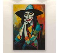 500 Pieces Puzzle for Adults Crying Woman on The Wall Colorful Cultural Challenge Art Puzzle Holiday Christmas New Year Decoration