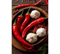 500 Pieces Puzzle For Adults Kitchen Peppers Garlic Jigsaw Puzzles Teens Educational Toys Challenging puzzles for Wall Decor Gifts Finished Size: 52x38 cm