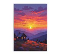 500 Pieces Puzzle for Adults Sunset Above Craigs Hut in The Victorian Alps Australia Challenging Educational Toys Home Decor