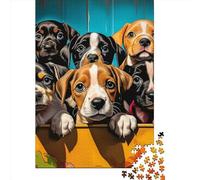500 Pieces Puzzles for Adults Border Collie Jigsaw Puzzles for Adults And Wooden Puzzles Home Decoration 500pcs (52x38cm)