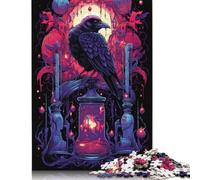 500 Pieces Puzzles for Adults Brewing Chaos Square Puzzle for Adults & Wooden Puzzles Home Decor 500pcs (52x38cm)