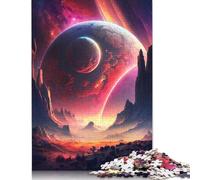 500 Pieces Puzzles for Adults Brilliant Cosmos Sunset Jigsaw Puzzles for Adults And Wooden Puzzles Home Decoration 500pcs (52x38cm)