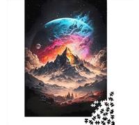 500 Pieces Puzzles for Adults Celestial Everest Planet Jigsaw Puzzles for Adults And Wooden Puzzles Home Decoration 500pcs (52x38cm)