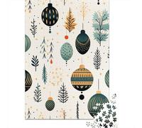 500 Pieces Puzzles for Adults Christmas Theme Cute Patterns Square Puzzle for Adults & Wooden Puzzles Home Decor 500pcs (52x38cm)