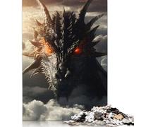 500 Pieces Puzzles for Adults Cloud Crowned Dragon God Jigsaw Puzzles for Adults And Wooden Puzzles Home Decoration 500pcs (52x38cm)