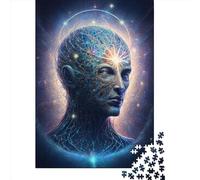 500 Pieces Puzzles for Adults Esoteric Zen Universe Creative Square Jigsaw Puzzles for Adults, Wooden Puzzles Home Decoration Jigsaw Puzzles 500pcs (52x38cm)