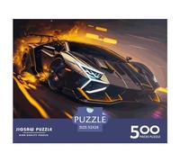 500 Pieces Puzzles for Adults Futuristic Supersport Car Creative Square Jigsaw Puzzles for Adults, Wooden Puzzles Home Decoration Jigsaw Puzzles 500pcs (52x38cm)