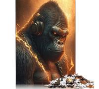 500 Pieces Puzzles for Adults Gorilla Producer Jigsaw Puzzles for Adults And Wooden Puzzles Home Decoration 500pcs (52x38cm)