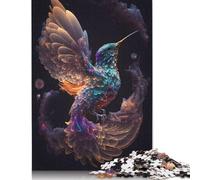 500 Pieces Puzzles for Adults Infinite Humming Bird Square Puzzle for Adults & Wooden Puzzles Home Decor 500pcs (52x38cm)