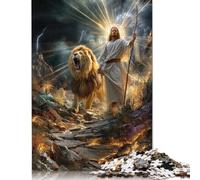 500 Pieces Puzzles for Adults Lion And Shepherd Path Square Puzzle for Adults & Wooden Puzzles Home Decor 500pcs (52x38cm)