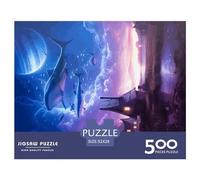 500 Pieces Puzzles for Adults Mystical Worlds Square Puzzle for Adults & Wooden Puzzles Home Decor 500pcs (52x38cm)