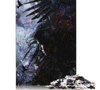 500 Pieces Puzzles for Adults Raven Guardian Square Puzzle for Adults & Wooden Puzzles Home Decor 500pcs (52x38cm)