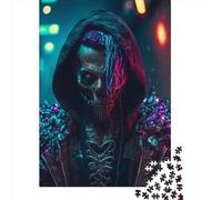 500 Pieces Puzzles for Adults Skeleton Hacker2 Square Puzzle for Adults & Wooden Puzzles Home Decor 500pcs (52x38cm)