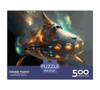 500 Pieces Puzzles for Adults Spaceship Jigsaw Puzzles for Adults And Wooden Puzzles Home Decoration 500pcs (52x38cm)