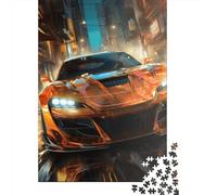 500 Pieces Puzzles for Adults Supercar Creative Square Jigsaw Puzzles for Adults, Wooden Puzzles Home Decoration Jigsaw Puzzles 500pcs (52x38cm)