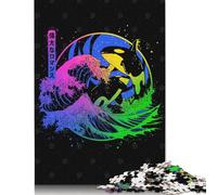 500 Pieces Puzzles for Adults The Great Colorful Romance Creative Square Jigsaw Puzzles for Adults, Wooden Puzzles Home Decoration Jigsaw Puzzles 500pcs (52x38cm)