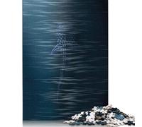 500 Pieces Puzzles for Adults Whale Shark Creative Square Jigsaw Puzzles for Adults, Wooden Puzzles Home Decoration Jigsaw Puzzles 500pcs (52x38cm)