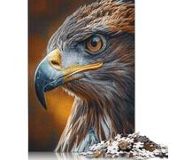 500 Pieces Puzzles for Adults Wild Eagle Portrait Jigsaw Puzzles for Adults And Wooden Puzzles Home Decoration 500pcs (52x38cm)