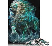 500 Pieces Puzzles Jigsaw Adults Puzzle Standard Jigsaw Aqua Lion Jigsaw Family Decoration Educational Toy Game 500pcs (52x38cm)