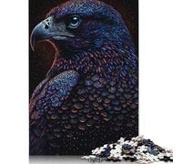 500 Pieces Puzzles Jigsaw Adults Puzzle Standard Jigsaw Splash Paint Eagle Jigsaw Family Decoration Educational Toy Game 500pcs (52x38cm)