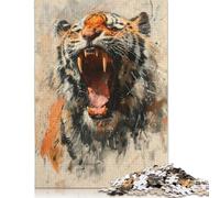 500 Pieces Roaring Fury Puzzle for Adults Puzzle Adult Jigsaw Puzzle Learning Educational Toys 500pcs (52x38cm)