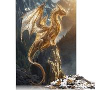 500 Pieces Rocky Mountain National Park for Adults Difficult Jigsaw Puzzles Puzzles Wooden Puzzles Educational Game Challenge Toy 500pcs (52x38cm)