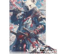 500 Pieces Samurai Koala Jigsaw Puzzles Difficulty Jigsaw Puzzles Education Games Toys 500pcs (52x38cm)