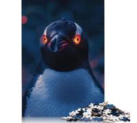 500 Pieces Scary Cute Penguin Fantasy Jigsaw Puzzles for Adults Wooden Puzzles for Adults Puzzles Learning Educational Toys 500pcs (52x38cm)