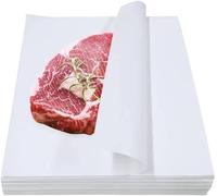 500 Pieces Sublimation White Butcher Paper No Wax Precut Butcher Paper 12 x 12 inch Square Meat Sheet for BBQ Wrapping Meat Heat Press Art (White, 500)