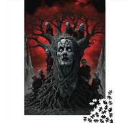 500 Pieces The Cursed Tree Creative Square Jigsaw Puzzles for Adults And Wooden Puzzles Challenging Game 500pcs (52x38cm)