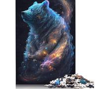 500 Pieces Thinking Magic Bear Jigsaw Puzzle Puzzles for Adults Puzzle for Adults And Teenager 500pcs (52x38cm)