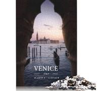 500 Pieces VENICE Creative Square Jigsaw Puzzles for Adults And Wooden Puzzles Challenging Game 500pcs (52x38cm)