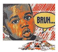 500 Pieces Vintage Child Meme Jigsaw Puzzles Wooden Puzzles for Adults & Teenager Brain Teaser Puzzles For Adults 500pcs (52x38cm)