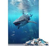 500 Pieces Whale Shark Water Creative Square Jigsaw Puzzles for Adults And Wooden Puzzles Challenging Game 500pcs (52x38cm)