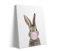 500 Pieces Wooden Puzzle for Adults Easter Funny Bunny Frame Spring Bunny Items Easter and Holiday Animals