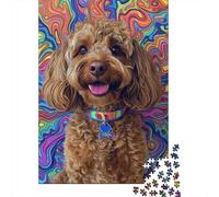 500 Pieces Yorkshire Terrier Puzzles Jigsaw Adults Difficulty Puzzles Jigsaw Educational Games Toy Family Decoration 500pcs (52x38cm)