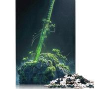 500 PieceThe Verdant Sword Jigsaw Puzzles for Adults And Wooden Puzzle for Puzzles Lovers 500pcs (52x38cm)