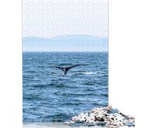 500 PieceWhale Tail Jigsaw Puzzles for Adults And Wooden Puzzle for Puzzles Lovers 500pcs (52x38cm)