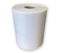 500 roll Coloured 4x3 inch Direct Thermal Labels 100mm x 76mm on a roll red Green Blue Pink Orange Yellow Blue White Postage Shipping Blank Labels 25mm core (White)