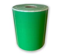 500 roll Coloured 4x3 inch Direct Thermal Labels 100mm x 76mm on a roll red Green Blue Pink Orange Yellow Blue White Postage Shipping Blank Labels 25mm core (Green)