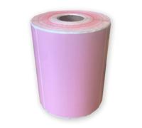 500 roll Coloured 4x3 inch Direct Thermal Labels 100mm x 76mm on a roll red Green Blue Pink Orange Yellow Blue White Postage Shipping Blank Labels 25mm core (Pink)