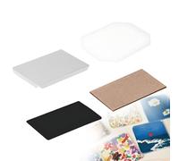 500 Sets DIY Square/Rectangle Photo Badge Button Press Machine Consumables,Photo Magnet Making Machine Consumables,Use In Refrigerators And Anywhere There Is Iron,Acrylic/Cardboard/Acrylic Pin