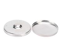 500 Sets Fabric Covered Buttons Premium Aluminum DIY Craft Buttons for Sewing Jewelry Making and Clothing Accessories Multiple Sizes (70L)