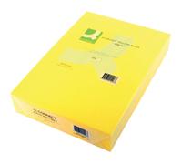Q-Connect Bright Yellow Coloured A4 Copier Paper 80gsm Ream - KF01426